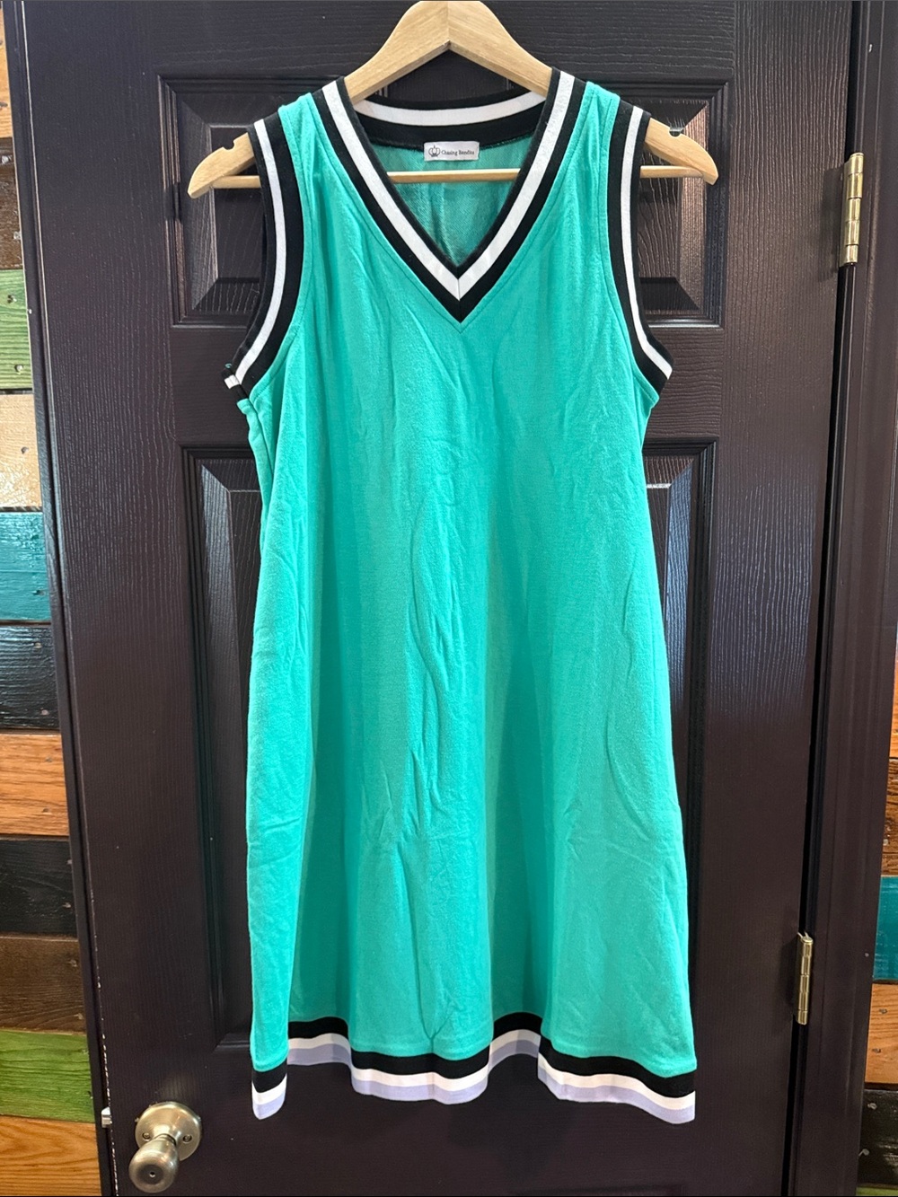 Green summer dress